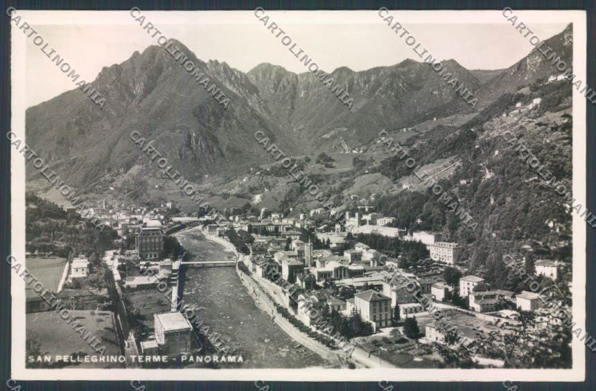 Bergamo San Pellegrino Foto cartolina LQ4578 – fronte