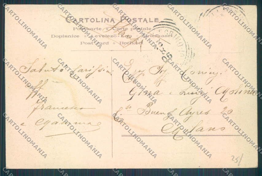 Bergamo San Pellegrino cartolina LQ4584 – retro