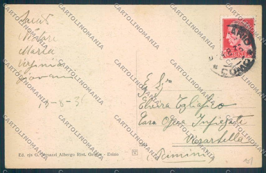 Lecco Esino Lario cartolina LQ4624 – retro