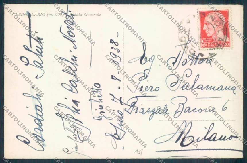 Lecco Esino Lario Foto cartolina LQ4633 – retro