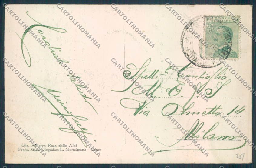 Lecco Esino Lario cartolina LQ4671 – retro