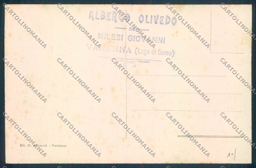 Lecco Varenna cartolina LQ4693 – retro