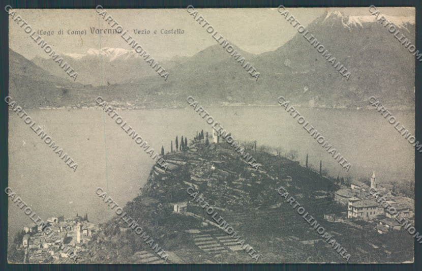 Lecco Varenna Vezio cartolina LQ4699 – fronte