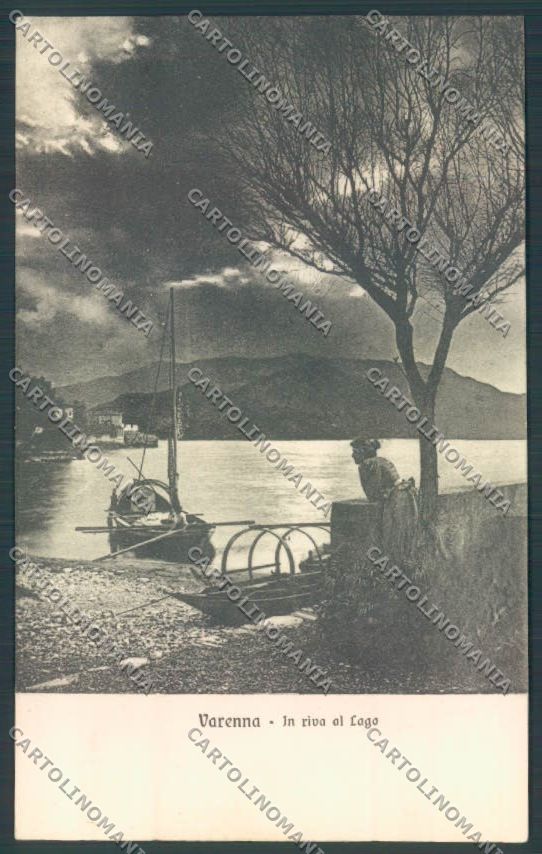 Lecco Varenna Barca cartolina LQ4705 – fronte