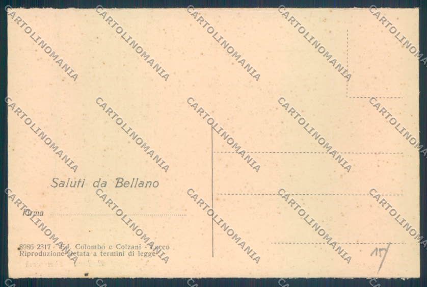 Lecco Bellano cartolina LQ4723 – retro