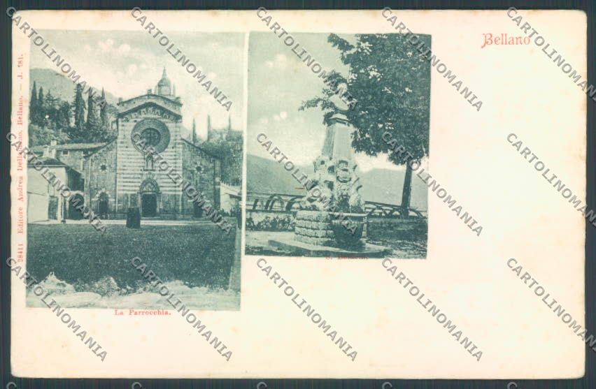 Lecco Bellano cartolina LQ4731 – fronte