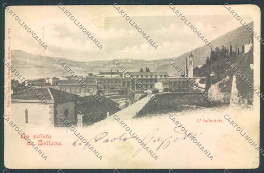 Lecco Bellano cartolina LQ4740 – fronte