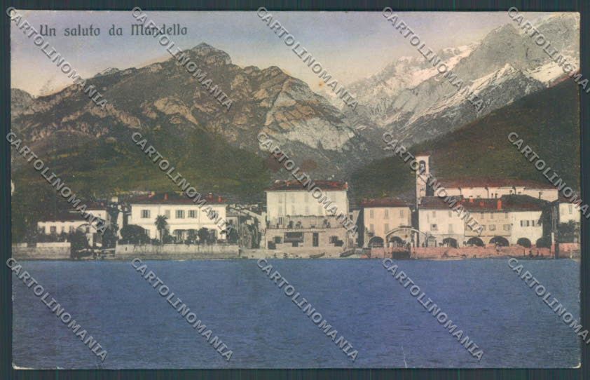 Lecco Mandello Lario Saluti da cartolina LQ4764 – fronte