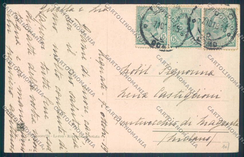 Lecco Piani Resinelli cartolina LQ4766 – retro
