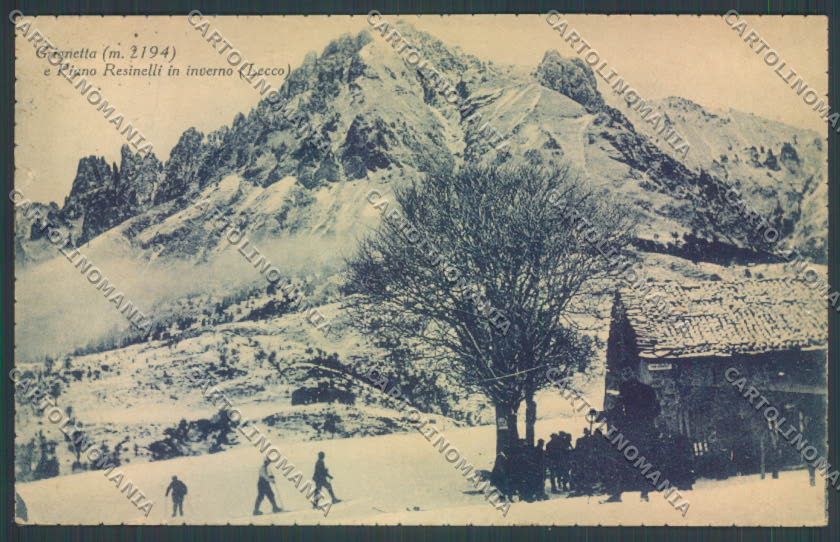 Lecco Piani Resinelli STRAPPINO Nevicata cartolina LQ4780 – fronte