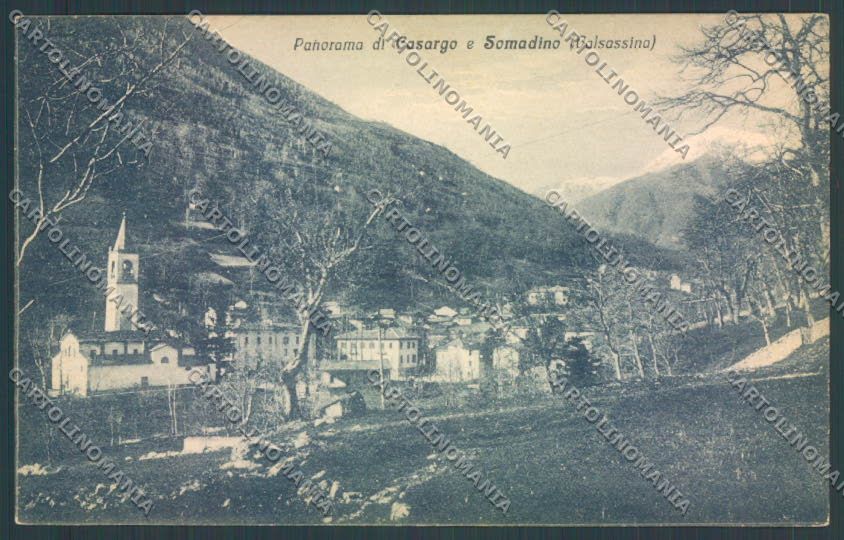 Lecco Casargo Somadino cartolina LQ4784 – fronte