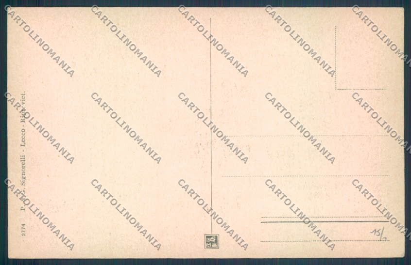 Lecco Margno cartolina LQ4799 – retro