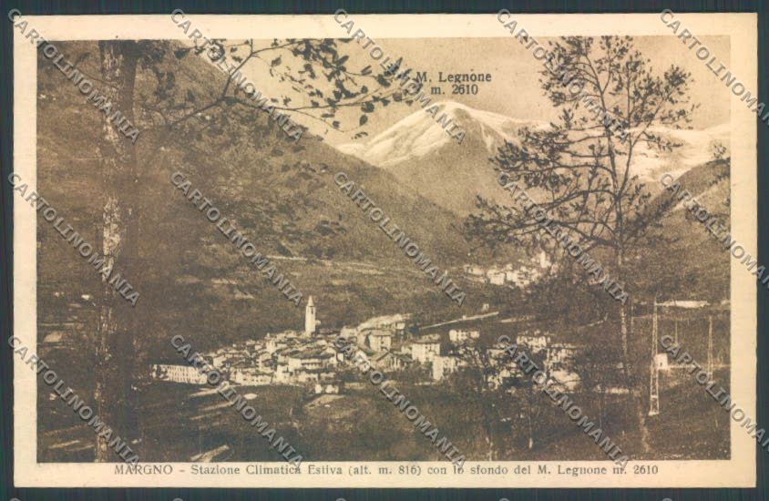 Lecco Margno cartolina LQ4800 – fronte