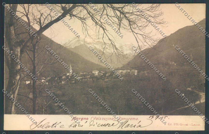 Lecco Margno cartolina LQ4802 – fronte