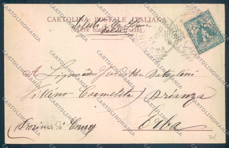 Lecco Margno cartolina LQ4802 – retro