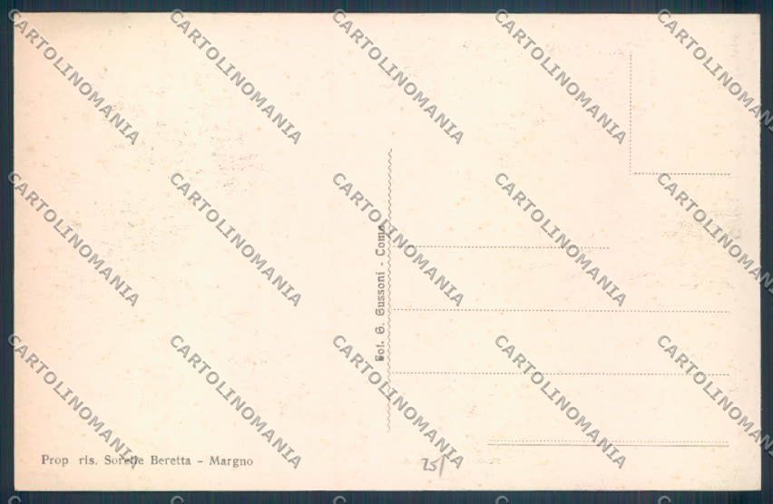 Lecco Margno cartolina LQ4805 – retro