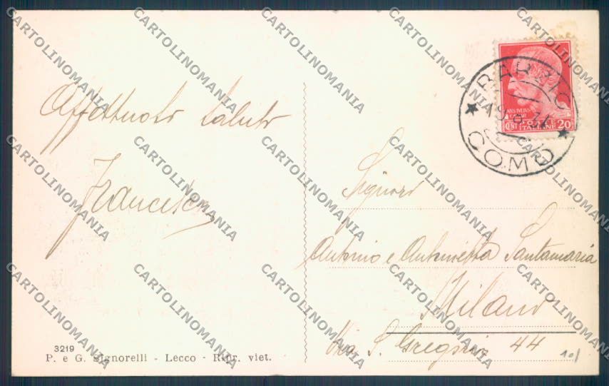Lecco Barzio cartolina LQ4828 – retro