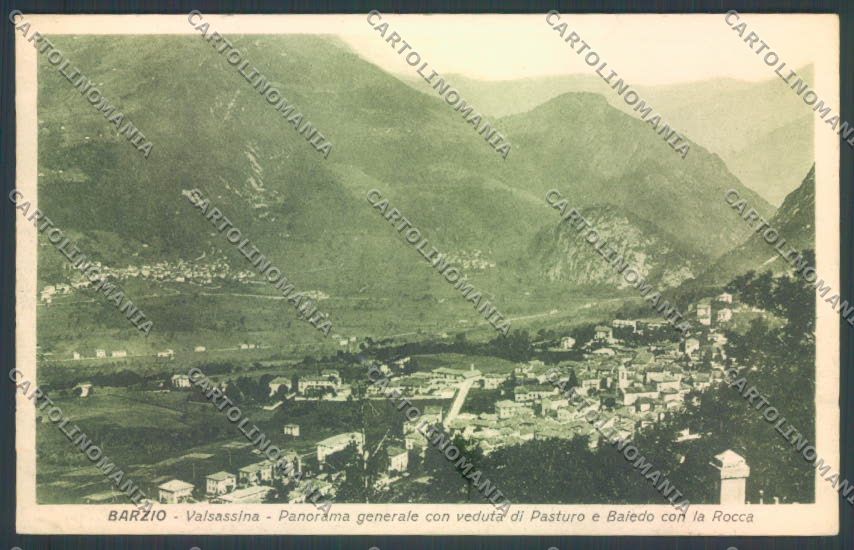 Lecco Barzio PIEGHE cartolina LQ4829 – fronte