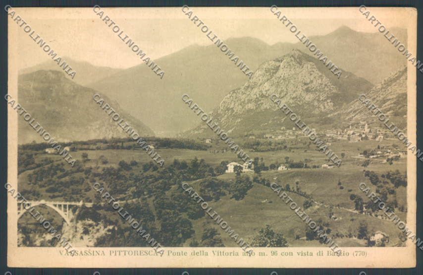 Lecco Barzio PIEGHINE cartolina LQ4835 – fronte