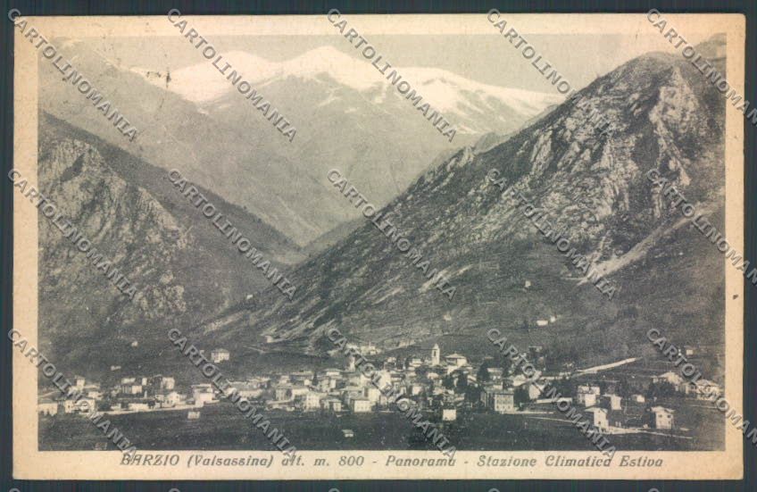 Lecco Barzio cartolina LQ4836 – fronte