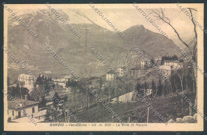 Lecco Barzio cartolina LQ4844 – fronte