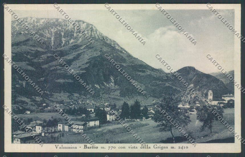 Lecco Barzio cartolina LQ4848 – fronte