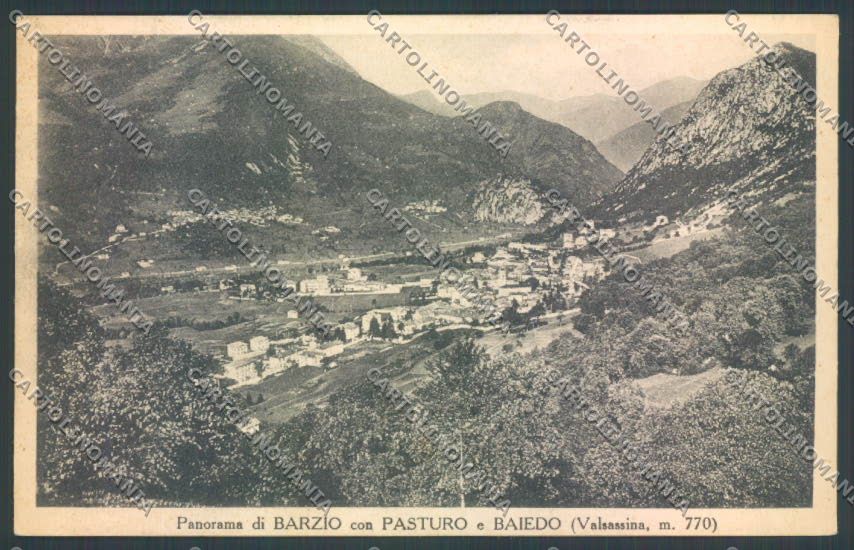 Lecco Barzio cartolina LQ4849 – fronte