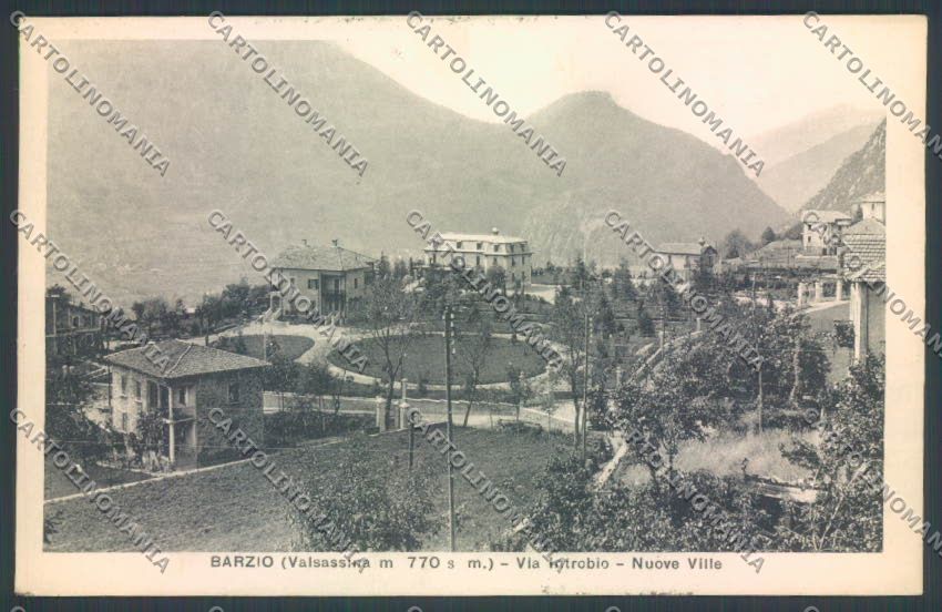 Lecco Barzio cartolina LQ4858 – fronte