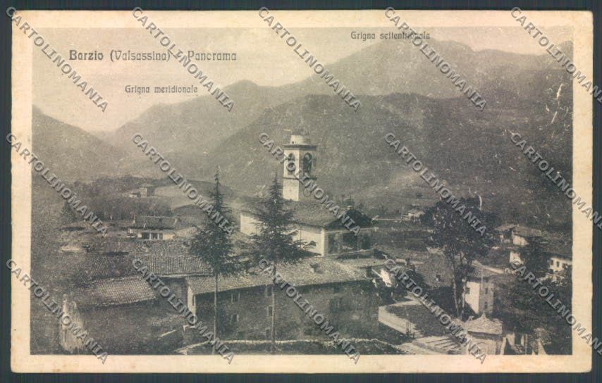 Lecco Barzio ABRASA cartolina LQ4863 – fronte