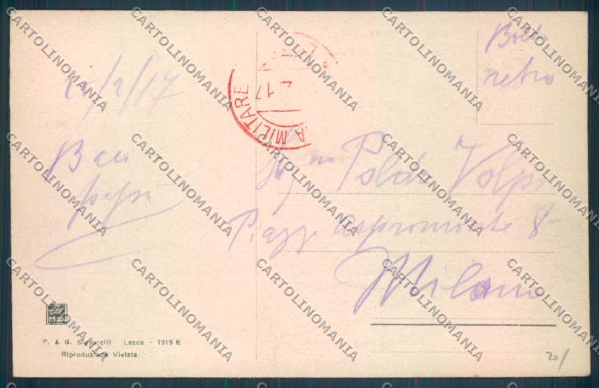 Lecco Barzio cartolina LQ4867 – retro
