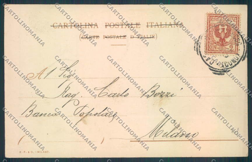Lecco Barzio Saluti da cartolina LQ4871 – retro