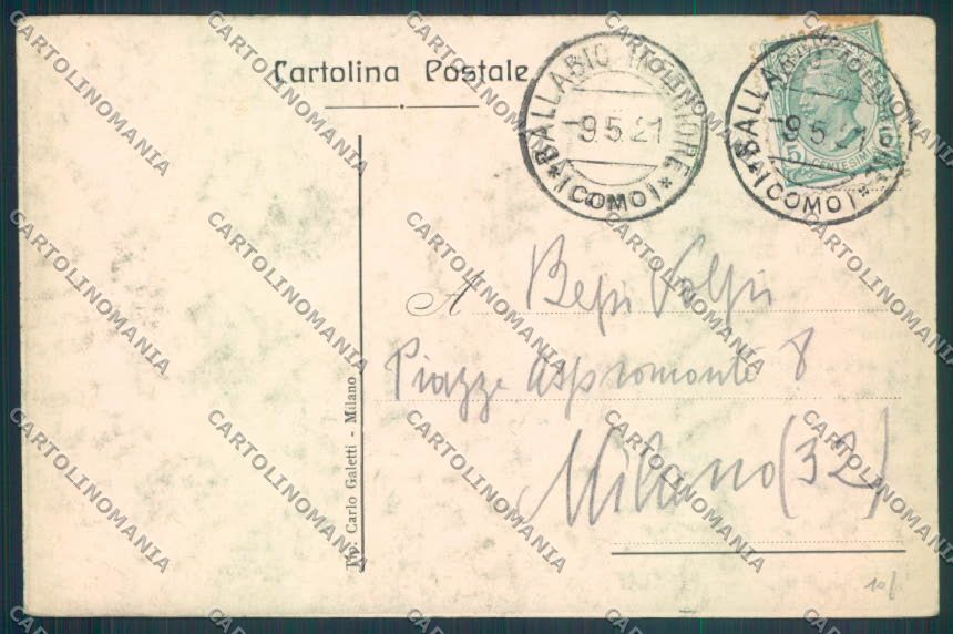 Lecco Ballabio cartolina LQ4894 – retro