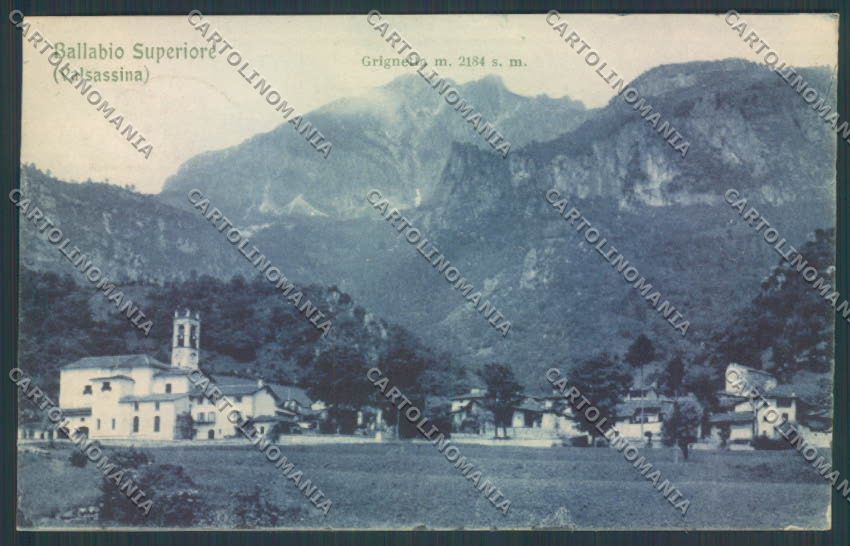 Lecco Ballabio cartolina LQ4900 – fronte