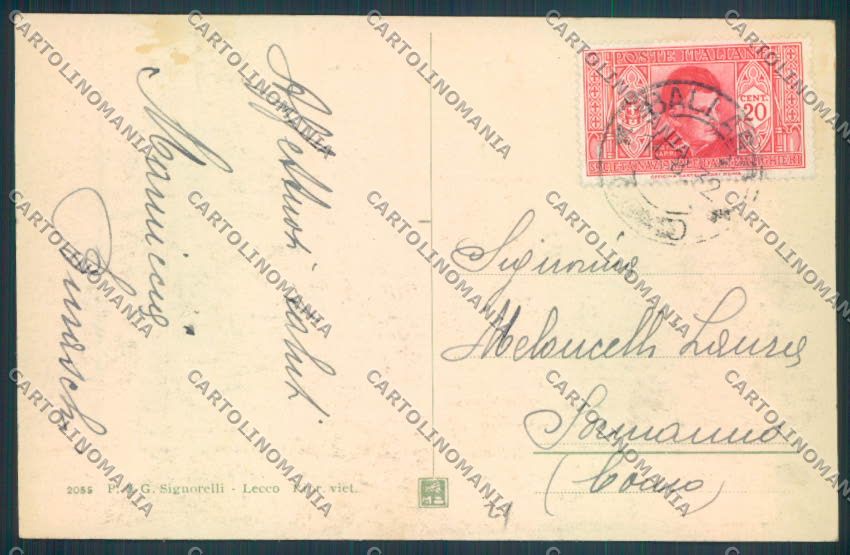 Lecco Ballabio cartolina LQ4900 – retro