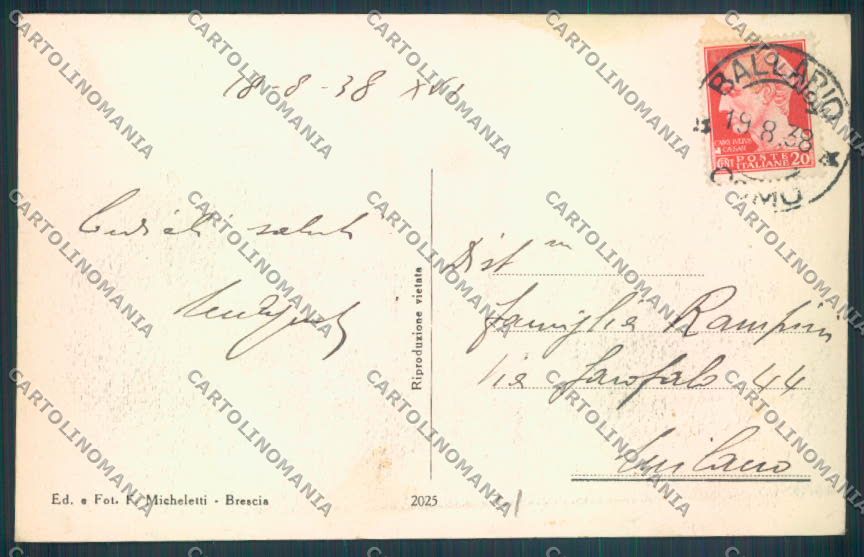 Lecco Ballabio cartolina LQ4907 – retro