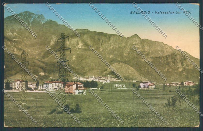 Lecco Ballabio cartolina LQ4911 – fronte