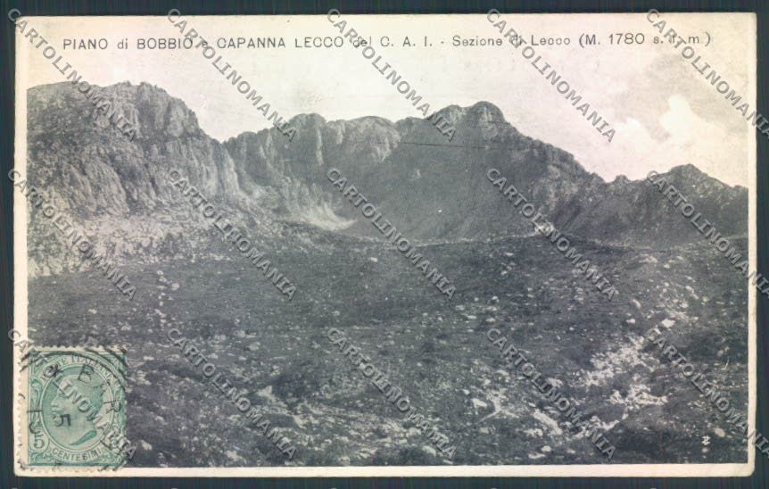 Lecco Moggio Piani di Bobbio Rifugio CAI cartolina LQ4918 – fronte