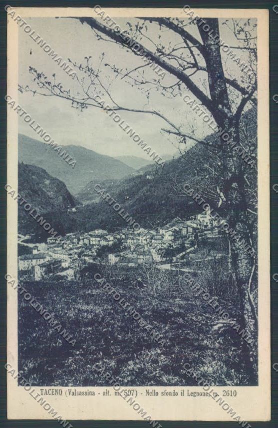 Lecco Taceno cartolina LQ4932 – fronte