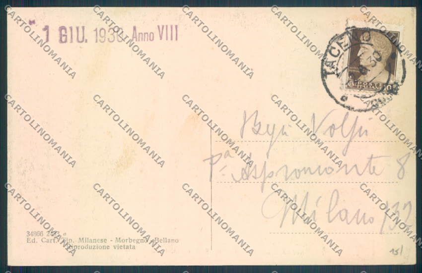 Lecco Taceno cartolina LQ4937 – retro