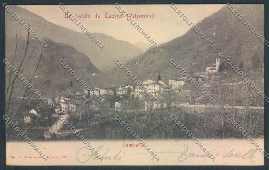 Lecco Taceno cartolina LQ4942 – fronte