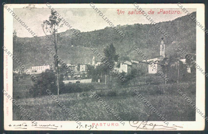 Lecco Pasturo Saluti da cartolina LQ4955 – fronte