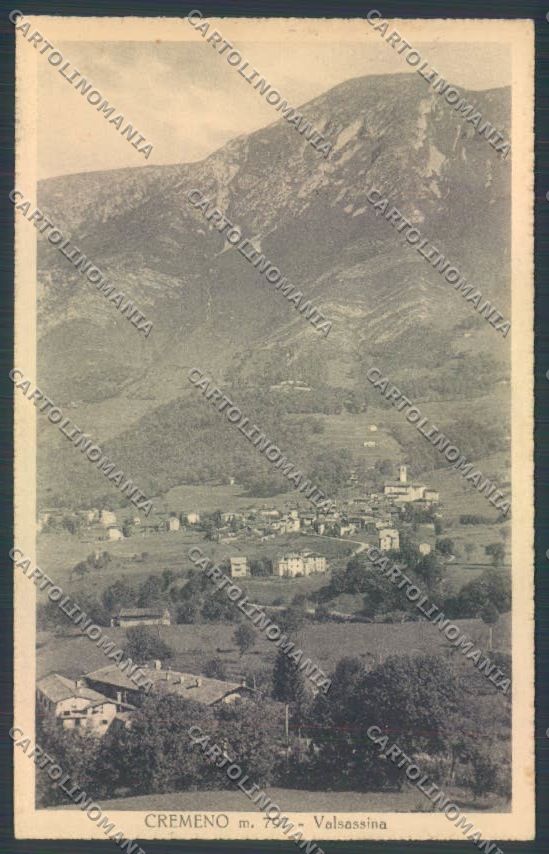 Lecco Cremeno cartolina LQ4980 – fronte