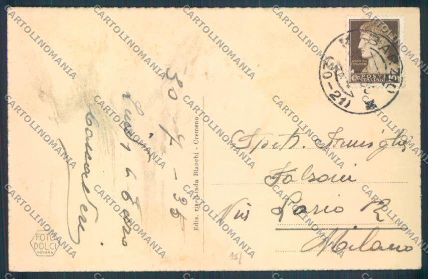 Lecco Cremeno cartolina LQ4980 – retro
