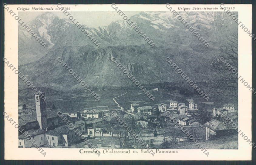Lecco Cremeno cartolina LQ4989 – fronte