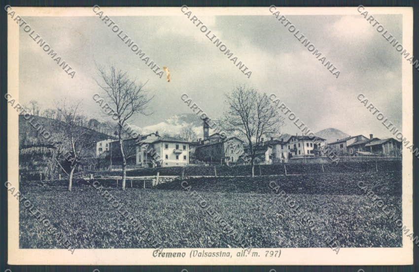 Lecco Cremeno ABRASA cartolina LQ4990 – fronte
