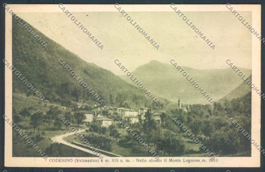Lecco Casargo Codesino cartolina LQ4999 – fronte