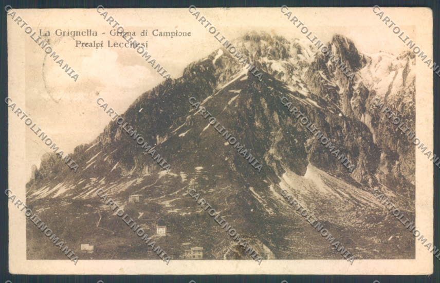 Lecco Grigna cartolina LQ5004 – fronte