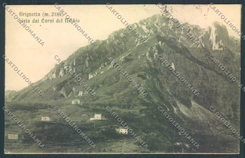 Lecco Grignetta PIEGA cartolina LQ5007 – fronte