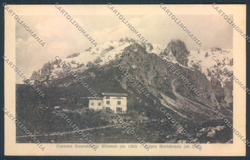 Lecco Grigna Rifugio cartolina LQ5010 – fronte