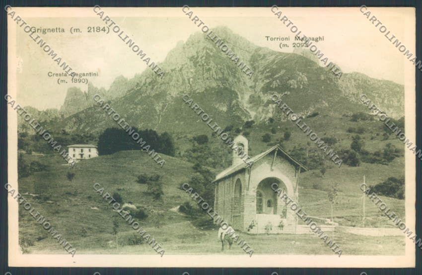 Lecco Grignetta cartolina LQ5031 – fronte